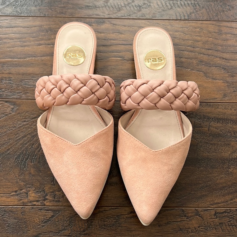 RAS genuine leather flat/mule 37